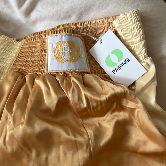 Pairing signature yellow boxing shorts - KOREAN BRAND - Picture 3 of 3